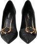 Dolce & Gabbana Zwarte Leren Hakken Pumps Black Dames - Thumbnail 2