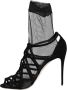 Dolce & Gabbana Zwarte Leren Hakken Sandalen met Gesp Black Dames - Thumbnail 5