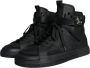 Dolce & Gabbana Zwarte Geperforeerde High Top Sneakers Black Heren - Thumbnail 3