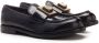 Dolce & Gabbana Zwarte leren mocassins met messing logo Black - Thumbnail 7