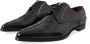 Dolce & Gabbana Zwarte Leren Kristal Formele Schoenen Black Heren - Thumbnail 5