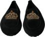 Dolce & Gabbana Zwarte leren kristallen kroon loafers Black Heren - Thumbnail 10