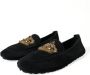 Dolce & Gabbana Zwarte leren kristallen kroon loafers Black Heren - Thumbnail 11