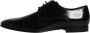 Dolce & Gabbana Zwarte Leren Lace-Up Derby Schoenen Black Heren - Thumbnail 6