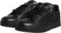 Dolce & Gabbana Zwarte Leren Lage Sneakers Black Dames - Thumbnail 4