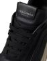 Dolce & Gabbana Zwarte Leren Lage Sneakers Black Heren - Thumbnail 6