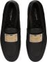 Dolce & Gabbana Zwarte platte schoenen met gouden logo Black Heren - Thumbnail 5