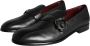 Dolce & Gabbana Zwarte leren logo loafers heren jurkschoenen Black Heren - Thumbnail 3