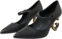 Dolce & Gabbana Ornate Heel Zwarte Pumps Black Dames - Thumbnail 3