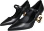 Dolce & Gabbana Zwarte leren Mary Jane-pumps Black Dames - Thumbnail 3