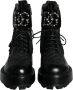 Dolce & Gabbana Zwarte Leren Mid Calf Laarzen Black Heren - Thumbnail 2