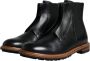 Dolce & Gabbana Zwarte Leren Mid Calf Ritslaarzen Black Heren - Thumbnail 4