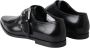 Dolce & Gabbana Zwarte Leren Monk Strap Jurk Schoenen Black Heren - Thumbnail 18