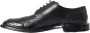 Dolce & Gabbana Zwarte Leren Oxford Wingtip Formele Schoenen Black Heren - Thumbnail 5