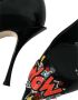 Dolce & Gabbana Zwarte leren patch hakken pompen schoenen Black Dames - Thumbnail 13