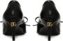 Dolce & Gabbana Zwarte leren pumps met gouden logo Black Dames - Thumbnail 3