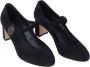 Dolce & Gabbana Zwarte Leren Pumps met Logoknop Black Dames - Thumbnail 2