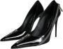 Dolce & Gabbana Zwarte Leren Rits Hakken Pumps Black Dames - Thumbnail 3