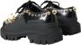 Dolce & Gabbana Prachtige Zwarte Trekking Derby met Gouden Studs Black Dames - Thumbnail 41