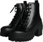 Dolce & Gabbana Zwarte leren trekking enkellaarzen Black Dames - Thumbnail 3