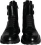 Dolce & Gabbana Zwarte Leren Veterschoenen tot Halverwege de Kuit Black Heren - Thumbnail 2