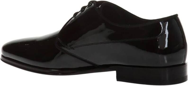 Dolce & Gabbana Zwarte Loafer Schoenen Aw22 Black Heren