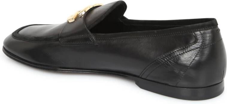 Dolce & Gabbana Zwarte Loafer Schoenen Elegante Iconische Stijl Black Heren