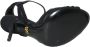 Dolce & Gabbana Zwarte Tule Stretch Enkelband Sandalen Black Dames - Thumbnail 6