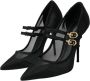 Dolce & Gabbana Zwarte Mesh Mary Janes Hakken Pumps Black Dames - Thumbnail 3