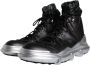 Dolce & Gabbana Zwarte Nylon Galileo High Top Sneakers Black Heren - Thumbnail 8