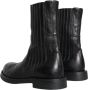 Dolce & Gabbana Zwarte Paardenleren Mid Calf Laarzen Black Heren - Thumbnail 4