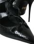 Dolce & Gabbana Python Leren Mary Jane Pumps Schoenen Black Dames - Thumbnail 16