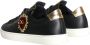 Dolce & Gabbana Sacred Heart Lace-Up Sneakers Zwart Goud Black Dames - Thumbnail 9