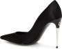 Dolce & Gabbana Elegante Zijde Blend Stiletto Hak Schoenen Black Dames - Thumbnail 25