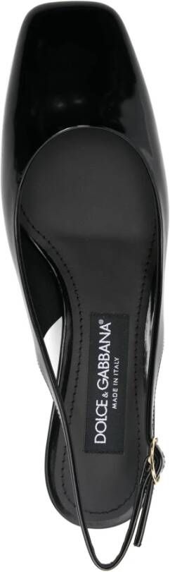 Dolce & Gabbana Zwarte Slingback Schoenen Black Dames