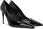 Dolce & Gabbana Zwarte Stiletto Hak Puntige Neus Schoenen Black Dames - Thumbnail 3