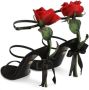 Dolce & Gabbana Zwarte Stiletto Hak Schoenen met Strikdetails Black Dames - Thumbnail 2