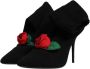 Dolce & Gabbana Zwarte Stilettohak Mid Calf Laarzen Black Dames - Thumbnail 3