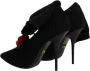 Dolce & Gabbana Zwarte Stilettohak Mid Calf Laarzen Black Dames - Thumbnail 4