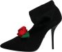 Dolce & Gabbana Zwarte Stilettohak Mid Calf Laarzen Black Dames - Thumbnail 5