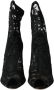 Dolce & Gabbana Zwarte Stretch Kant Laarzen Schoenen Black Dames - Thumbnail 2