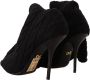 Dolce & Gabbana Zwarte Stretch Soklaarzen Black Dames - Thumbnail 4