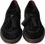 Dolce & Gabbana Zwarte Suède Leren Casual Espadrilleschoenen Black Dames - Thumbnail 6