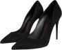 Dolce & Gabbana Zwarte Suède Hoge Hakken Pumps Black Dames - Thumbnail 3