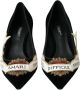 Dolce & Gabbana Zwarte Velvet Pumps Hoge Kwaliteit Comfort Black Dames - Thumbnail 7