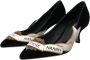 Dolce & Gabbana Zwarte Velvet Pumps Hoge Kwaliteit Comfort Black Dames - Thumbnail 8