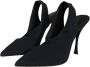 Dolce & Gabbana Zwarte Suède Slingback Hakken Pumps Black Dames - Thumbnail 3