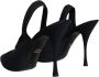 Dolce & Gabbana Zwarte Suède Slingback Hakken Pumps Black Dames - Thumbnail 4