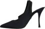 Dolce & Gabbana Zwarte Suède Slingback Hakken Pumps Black Dames - Thumbnail 5