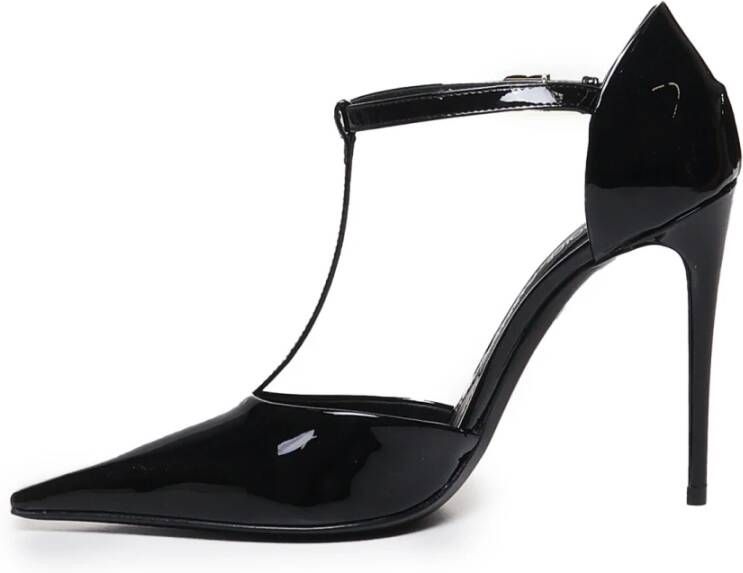 Dolce & Gabbana Zwarte T-bar Patent Leren Pumps Black Dames